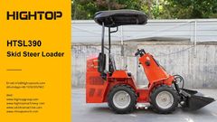HTSL390 Skid Steer Loader: Easy Operation with Full-Function Hydraulic