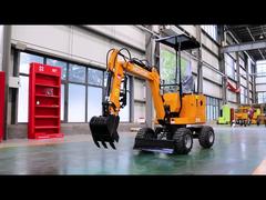 HT10W 1T minigraafmachine op wielen