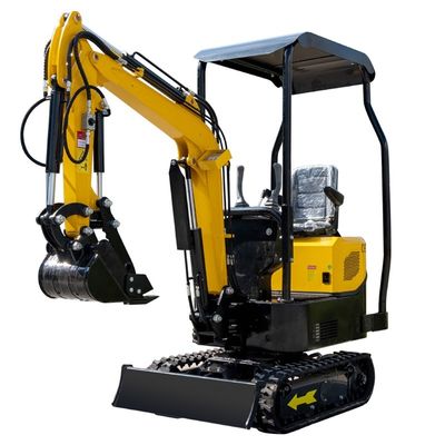 Boomschommeling 1000kg Hightop Klein Geopend Mini Excavator With Back Cover