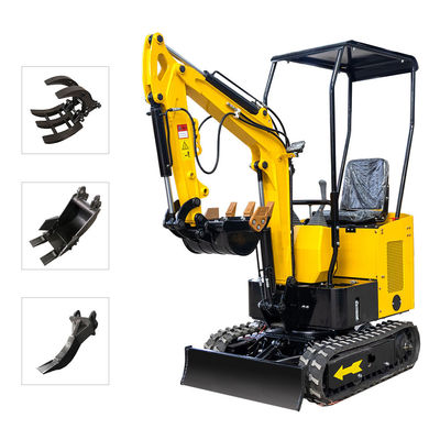1200 kg Japan Motor Crawler Mini Graafmachine Drie cilinders Watergekoeld