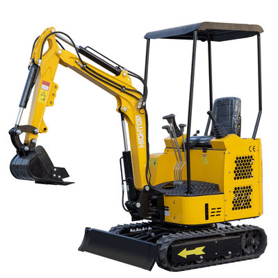 Volledig Hydraulisch ProefHightop Mini Excavator 1,5 Ton Mini Digger Double Cylinder