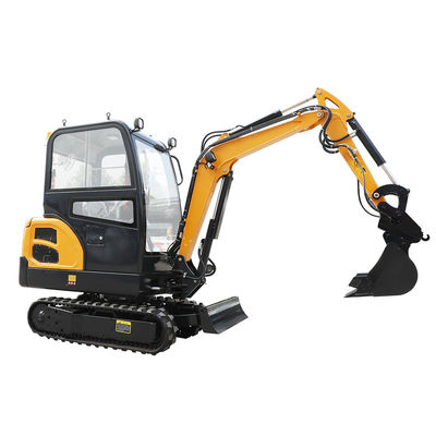 2T staartloze draaibare mini-crawler graafmachine met Japan Engine Crawler Mini Hydraulische graafmachine Boom SEngine Gemakkelijk te bedienen