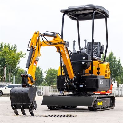 180mm Spoorbreedte HT13 Hightop Mini Excavator 795mm Staart Draaiende Straal