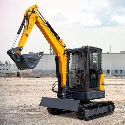 Echt staartloze hydraulische graafmachine 3500 kg 30.4KN Bucket Digging Force voor elk terrein